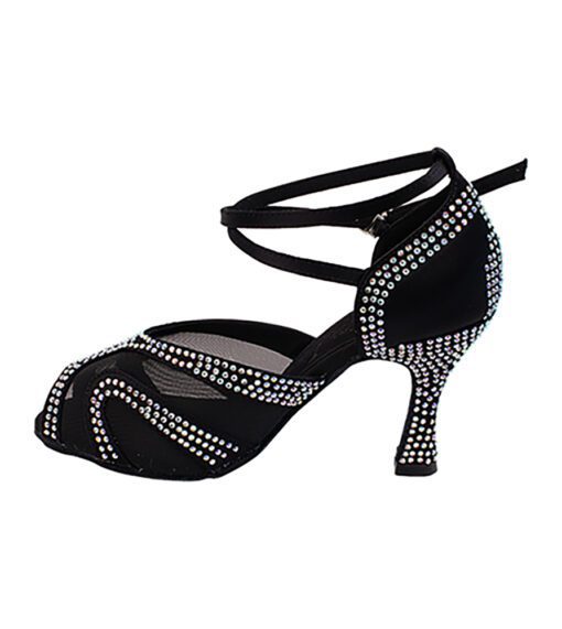 Very Fine Ladies Latin, Rhythm, Salsa Dance Shoes - Crystal Collection S1005CC | Flamingo Sportswear