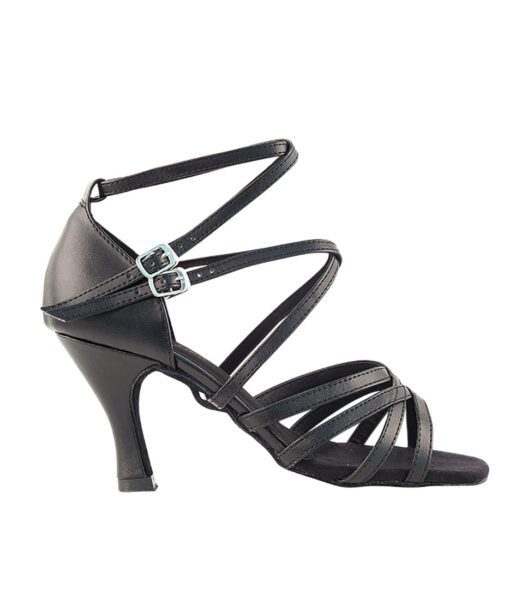 Very Fine Dance Shoes - 5008 - Black Leather | Flamingo Sportswear