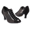 Very Fine Dance Shoes - 1643 - Black Nubuck-Black Mesh size 10 - 2.5-inch heel|||