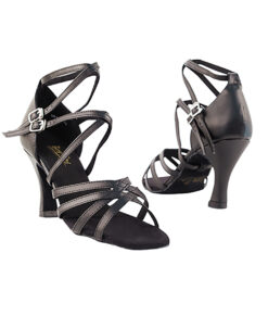 Very Fine Dance Shoes - 5008 - Black Leather size 10 - 3-inch heel|