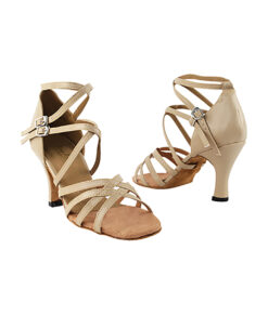 Very Fine Dance Shoes - 5008 - Tan Leather size 10 - 3-inch heel|