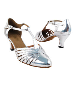 Very Fine Dance Shoes - 6829 - Silver Leather size 10 - 2.5-inch heel|