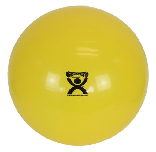 CanDo Inflatable Exercise Ball - Yellow - 18" (45 cm) | Flamingo Sportswear