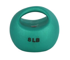 CanDo One Handle Medicine Ball - 8 lb - Green