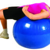 CanDo Inflatable Exercise Ball - Blue - 34" (85 cm) | Flamingo Sportswear