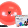 CanDo Inflatable Exercise Ball - Economy Set - Red - 30" (75 cm) Ball, | Flamingo Sportswear