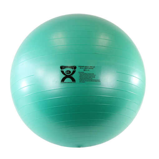 CanDo Inflatable Exercise Ball - ABS Extra Thick - Green - 26" (65 cm) | Flamingo Sportswear