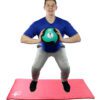 Cando, Firm Medicine Ball, 9" Diameter, Green, 7 Lbs. | Flamingo Sportswear