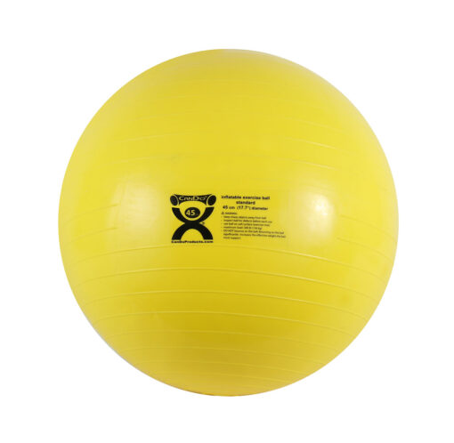 CanDo Inflatable Ball, Yellow, 45cm (17.7in) | Flamingo Sportswear