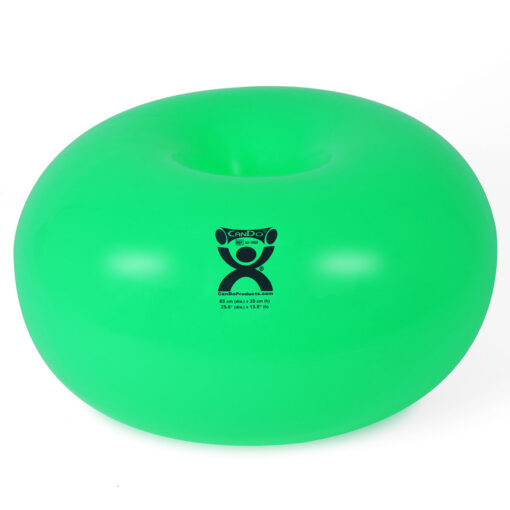 CanDo Donut Ball - Green - 26" Dia x 14" H (65 cm Dia x 35 cm H) | Flamingo Sportswear