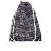 Dance Shoes Drawstring Backpack - Black | Flamingo Sportswear