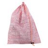 Polyester Drawstring Shoe Bag - Pink | Flamingo Sportswear