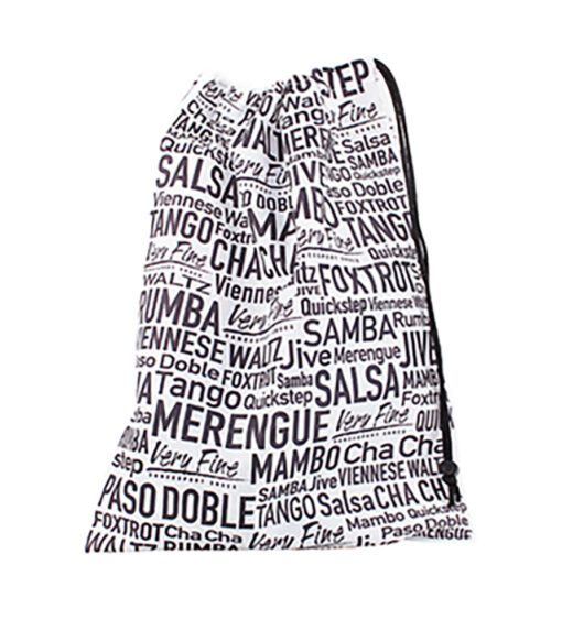 Polyester Drawstring Shoe Bag - White | Flamingo Sportswear