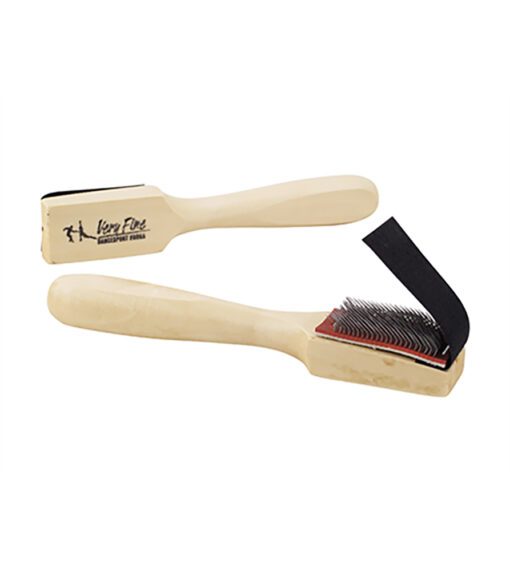 Wooden Handle Shoe Brush: Keep Your Suede Dance Soles in Top Shape | Flamingo Sportswear