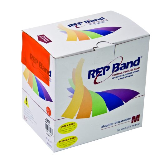 Rep Band Exercise Band - Latex Free - 50 Yard - Orange, Level 2 | Flamingo Sportswear