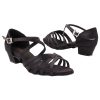 Discover the Perfect Girls Dance Shoes: Very Fine Classic Series 1670CG in Black Satin | Flamingo Sportswear