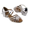 Unleash Your Full Potential in Very Fine Classic Series 1670CG Dance Shoes for Girls in Silver | Flamingo Sportswear