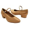 Elegant Ladies Low Heel Dance Shoes for Comfortable Dancing | Flamingo Sportswear