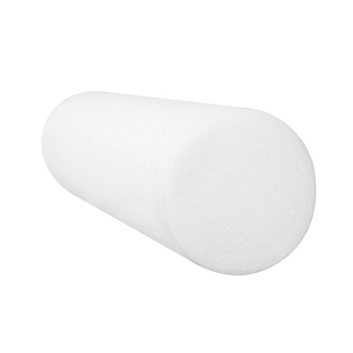 Cando Foam Roller - White Pe Foam - 4" X 12" - Round | Flamingo Sportswear