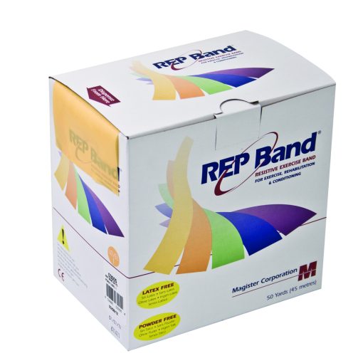 Rep Band Exercise Band - Latex Free - 50 Yard - Peach, Level 1 | Flamingo Sportswear