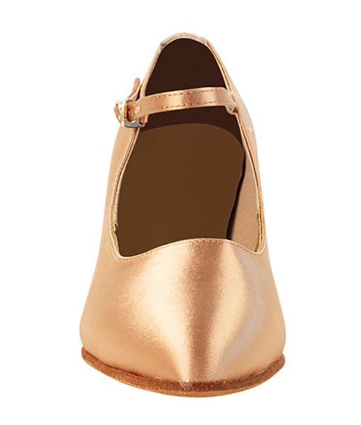 Discover the Elegance of Very Fine Ladies Dance Shoes S9137 in Tan Satin | Flamingo Sportswear