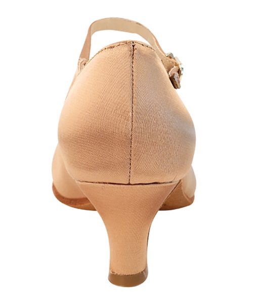 Discover the Elegance of Very Fine Ladies Dance Shoes S9137 in Tan Satin | Flamingo Sportswear