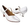 Step into Style with Very Fine Ladies Ballroom Dance Shoes S9138 in White Satin