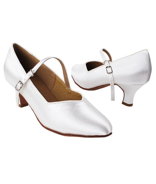 Step into Style with Very Fine Ladies Ballroom Dance Shoes S9138 in White Satin