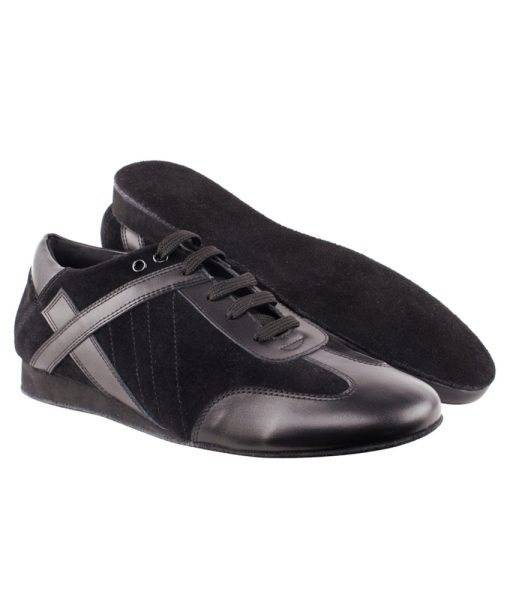 Elevate Your Dance Style in Very Fine Men’s Dance Shoes SERO106BBX in Black | Flamingo Sportswear