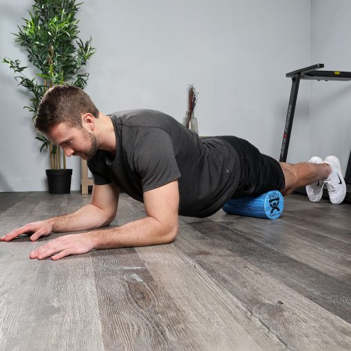 Revolutionize Your Workout with Cando Foam Roller - Blue EVA Foam - Extra Firm - 6" X 12" - Round | Flamingo Sportswear