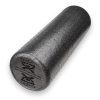 Cando Foam Roller - The Ultimate Muscle Recovery Tool: Black Composite - Extra Firm - 6" X 18" - Round