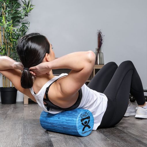 Master Your Flexibility with Cando Foam Roller - Blue Eva Foam - Extra Firm - 6" X 36" - Round | Flamingo Sportswear