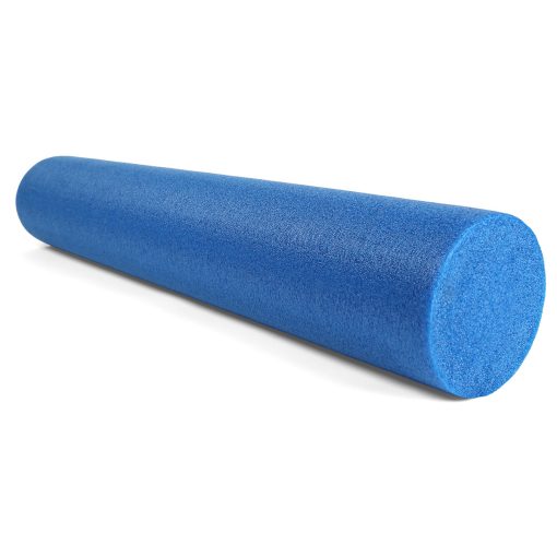 Achieve Deeper Muscle Relaxation with Cando Blue PE Foam Roller - 6" X 36" - Round