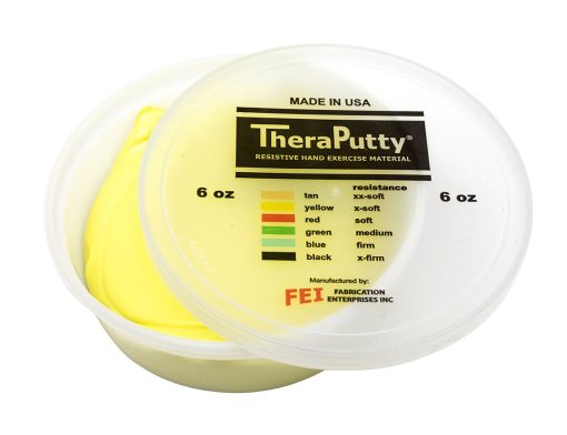 Cando Theraputty Standard Hand Exercise Putty - 6 oz - Yellow - X-soft | Flamingo Sportswear