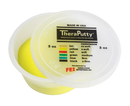 Cando Theraputty Standard Hand Exercise Putty - 3 oz - Yellow - X-soft | Flamingo Sportswear