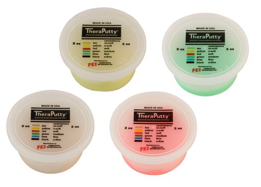 TheraPutty Standard Exercise Putty 2oz 4 Colors Set for Hand Exercise, Therapy | Flamingo Sportswear