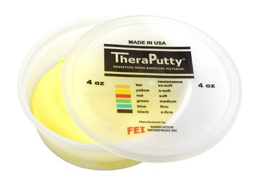 Cando Theraputty Standard Hand Exercise Putty - 4 oz - Yellow - X-soft | Flamingo Sportswear