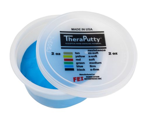 Cando Theraputty Standard Hand Exercise Putty - 2 oz - Blue - Firm | Flamingo Sportswear