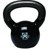 Cando Vinyl-Coated Kettlebell - Black - 20 Lb - Workout & Strength Training | Flamingo Sportswear