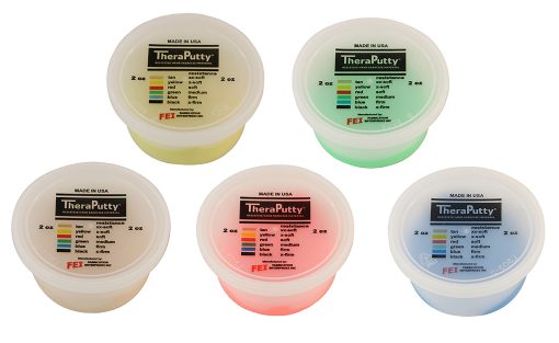 TheraPutty Standard Exercise Putty 2oz 5 Colors Set for Hand Exercise, Therapy | Flamingo Sportswear