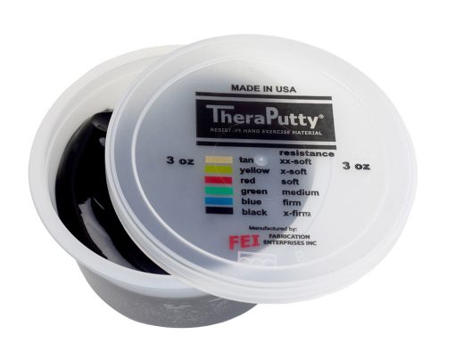 Cando Theraputty Standard Hand Exercise Putty - 3 oz - Black - X-firm | Flamingo Sportswear