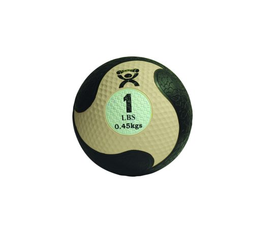 Cando, Firm Medicine Ball, 8" Diameter, Tan, 1 Lbs. | Flamingo Sportswear