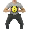 CanDo Dual-Handle Medicine Ball - 9 Inch Dia - Core & Strength Training Ball | Flamingo Sportswear