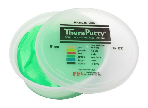 Cando Theraputty Standard Hand Exercise Putty - 6 oz - Green - Medium | Flamingo Sportswear