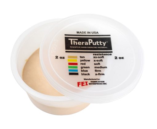 Cando Theraputty Standard Hand Exercise Putty - 2 oz - Tan - XX-Soft | Flamingo Sportswear