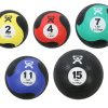 Cando, Firm Medicine Ball, 5-Piece Set (1 Ea: 2, 4, 7, 11, 15 Lbs.) | Flamingo Sportswear