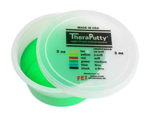 Cando Theraputty Standard Hand Exercise Putty - 3 oz - Green - Medium | Flamingo Sportswear