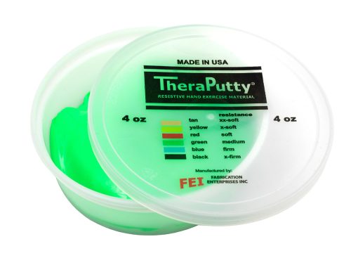 Cando Theraputty Standard Hand Exercise Putty - 4 oz - Green - Medium | Flamingo Sportswear