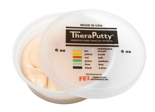 Cando Theraputty Standard Hand Exercise Putty - 6 oz - Tan - XX-Soft | Flamingo Sportswear