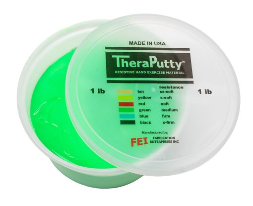 Cando Theraputty Standard Hand Exercise Putty - 1 lb - Green - Medium | Flamingo Sportswear